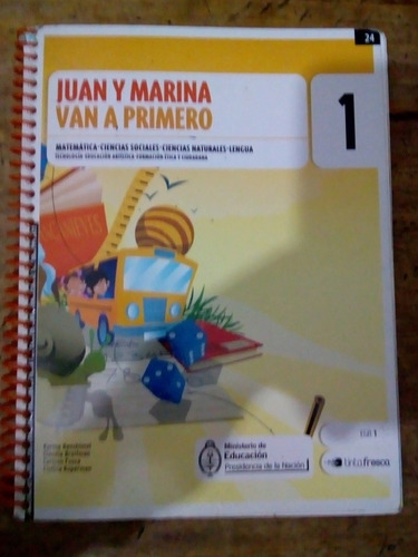 Libro Juan Y Mariana Van A Primero (74)