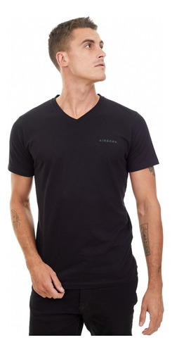 Remera Basic V Lycra Sid Hombre Airborn