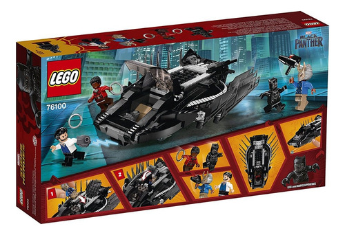 Lego 76100 Pantera Negra - Royal Talon Fighter Attack 358pç