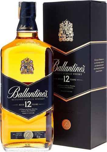 Whisky Ballantines 12 Años  1l . Envio Gratis