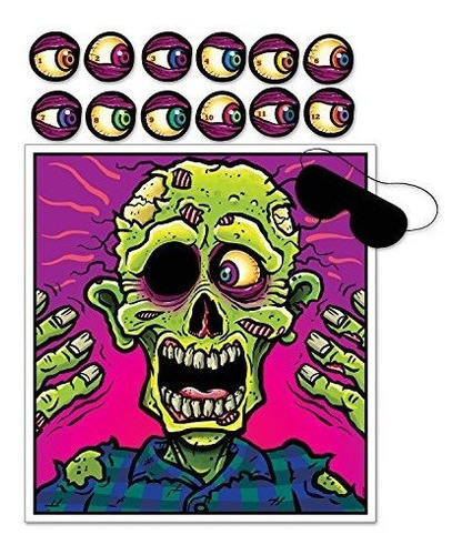 Pin The Eyeball Zombie Juego