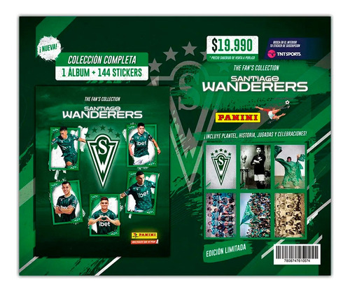 Álbum Santiago Wanderers Fan´s Collection + 144 Stickers 