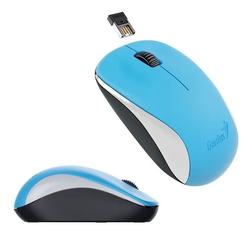 Mouse Inalambrico Genius Nx-7000 Usb Celeste