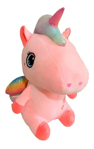 Pelucia Squish Pals Grande Unicornio Rosa 50cm Toyng 46672