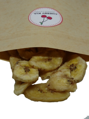 Banana / Plátano Chips, 500 Gramos. Cherry Kul