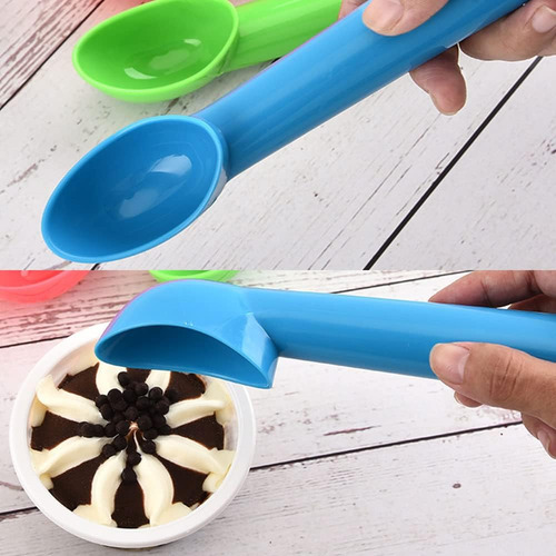 4 Cucharadas De Colores Surtidos Para Helado, Cuchara Antiad