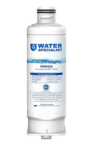 Aqua Filtro Agua Compatible Con Neveras Samsung Da97-17376b 
