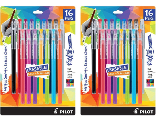 Frixion Color Sticks Bolígrafos De Gel Borrables Paque...