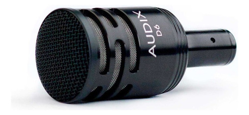 Micrófono dinámico Audix D6 color negro