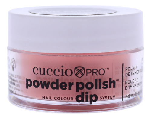 Sistema Pro Powder Powder Para Uñas, Color Peach Cuccio, 0.5