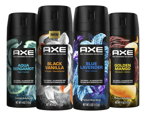 Desodorante Corporal En Aerosol Axe Fine Fragrance Collectio