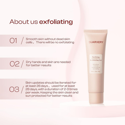 Gel Exfoliante Facial Suave Quarxery