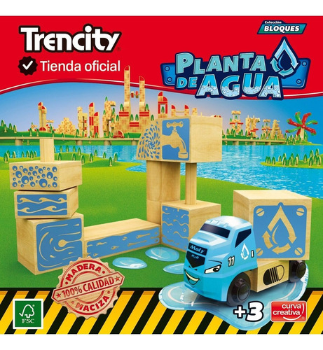 Imagen 5 de 9 de Trencity Planta De Agua- Colección Bloques- Tienda Oficial -