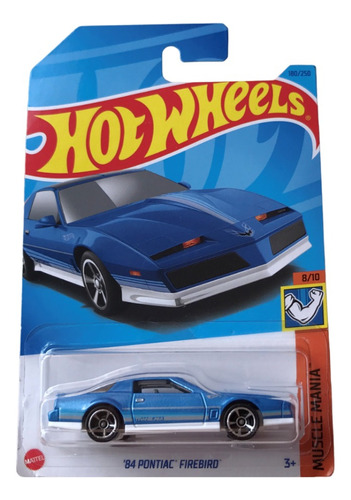 Carrito Hot Wheels 84 Pontiac Firebird Muscle Mattel Nuevo