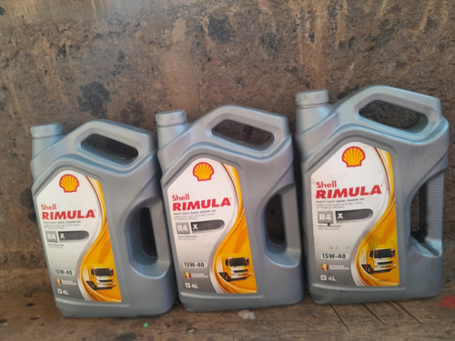 Aceite Shell 15w-40 R4 A Sólo 2600 Los Tres, Y Aunidad A 650