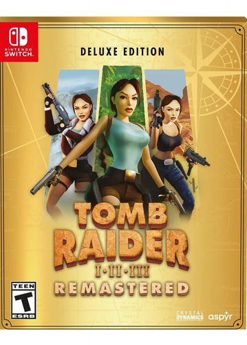 Tomb Raider Trilogy Remastered Edición Deluxe Nintendoswitch