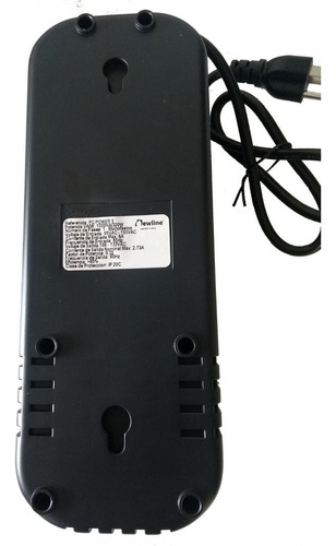 Regulador Automatico De Voltaje 1000va/320w Pc Power 5 Color Negro