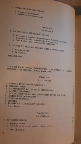 E.gallo R. Cortés Conde / La República Conservadora