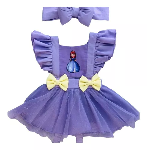 Romper Vestido Temático - Princesa Sofia