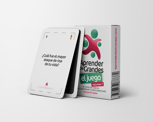 Aprender De Grandes - Juego De Cartas Para Conversar Y Jugar