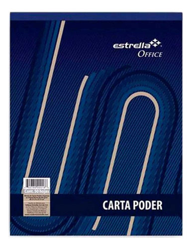 10 Blocks Carta Poder Estrella 50 Hojas