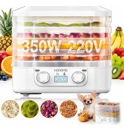 Desidratador de Alimentos Cnoentool Com 5 Bandejas e Termostato 3...