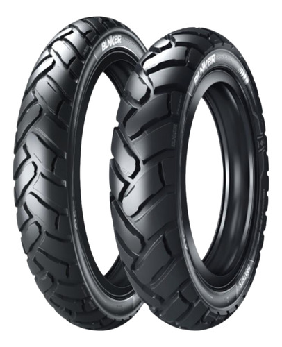 Par De Pneus Xr 250 Tornado 90/90-21 E 120/80-18 Bunker Ira
