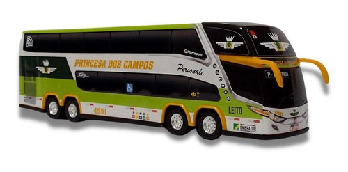 Brinquedo Ônibus Princesa Dos Campos Antigo 30cm