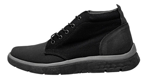 Imagen 2 de 6 de Calzado Ten-pac Borceguí Polo Nobuck Color Negro