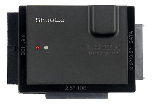Ide Sata Para Usb 2.0 Conversor De Adaptador 3 Portas Com