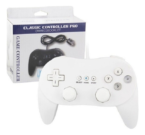 Control Joystick Pro Para Nintendo Wii Wii U Game Pad Blanco