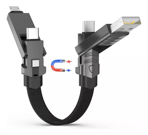  Cable de carga múltiple, cargador USB C a USB C de 60