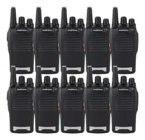 Comprar Walkie Talkies Kit 10 radio De Comunicação Profissional Longo Alcanc Baofeng BF777S Cor Preto