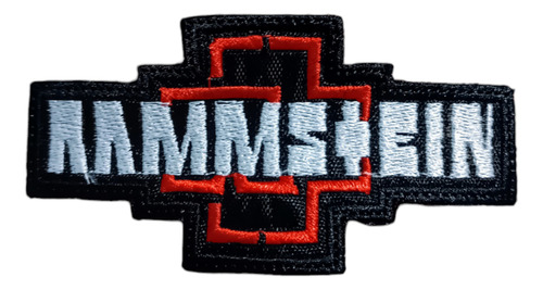 Parche Bordado Logo Rammstein Con Pegamento 
