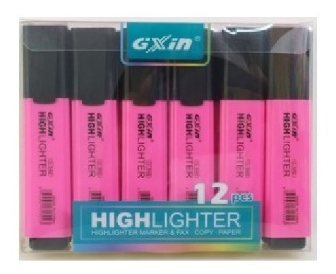 Resaltador Highlighter Cajas De 12 Unidades 