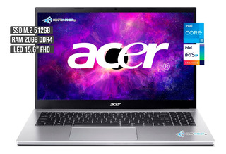 Portatil Acer Aspire Intel Core I5 1235u Ssd 512gb Ram 20gb