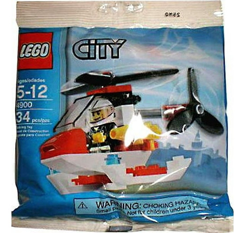 City Fire Helicóptero Mini Set Lego 4900 [embolsado]