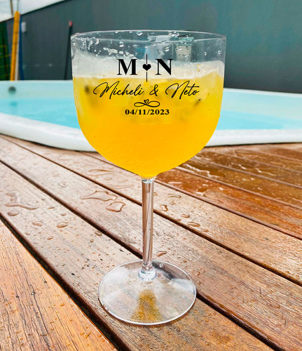 30 Taças De Gin Acrílico Personalizadas