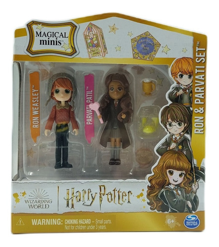 Harry Potter Wizarding World, Magical Minis, Ron & Parvati