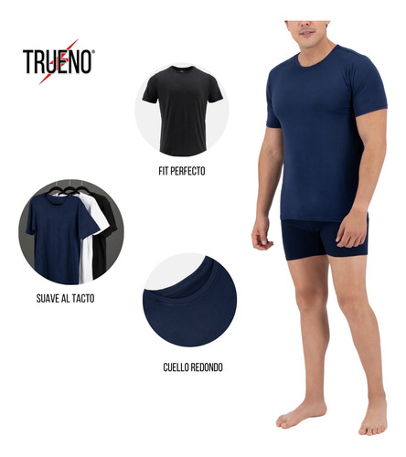 Playera Trueno Pijama Cuello Redondo Hombre 1 Pieza