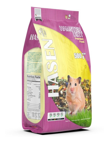 Comida Para Hamster Premium Hasen 500gr