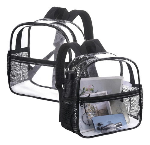 Mochila Transparente De 12 Pulgadas Transparente Prueba...