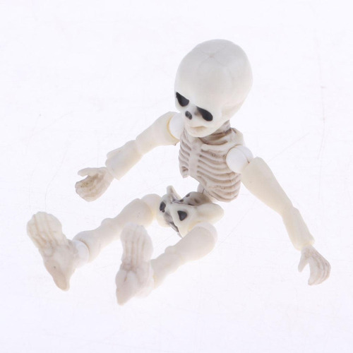 De Acción De Muñeca Esquelética En Miniatura De 5,4 Cm,