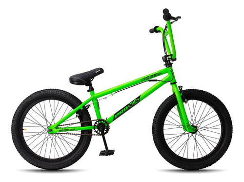 Bicicleta Aro 20 Bmx Pro-x Serie 20 Hi-ten K7 Cog 9d Cor Verde Tamanho Do Quadro Único