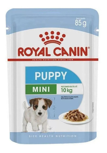 Imagen 1 de 1 de Alimento Royal Canin Size Health Nutrition Mini Puppy para perro cachorro de raza mini sabor mix en sobre de 85g