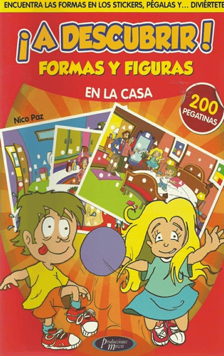 En La Casa Formas Y Figuras 200 Pegatinas - Nico Paz