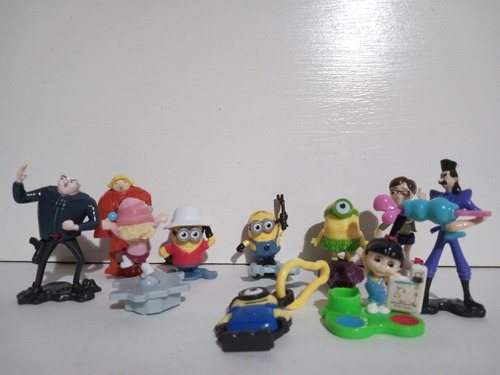 Muñecos Kinder Mi Villano Favorito Lote Por 9 Personajes (Usado)