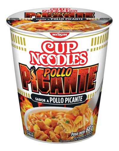 Nissin Ramen Sabor Pollo Picante 68 Gr - Origen Brasil