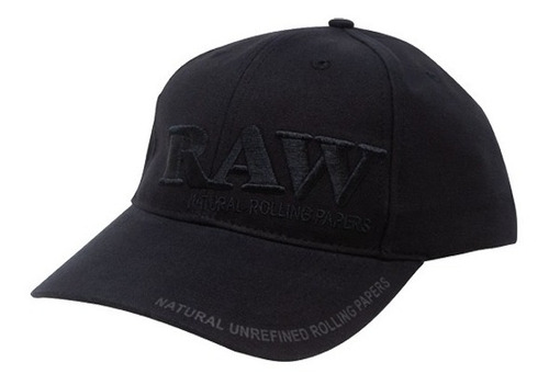Gorra Raw Hat Black On Black Original Certificada Candyclub