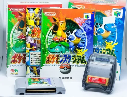 Pokemon Stadium Com Caixa Original Para Nintendo 64 - N64